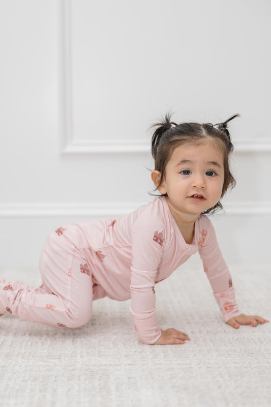 Pink Masjid Zip Romper