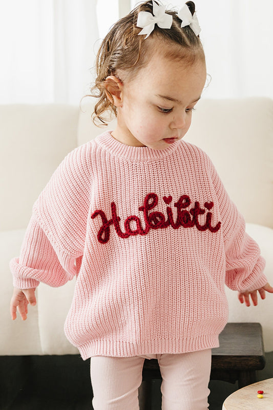 Pink Habibti Sweater