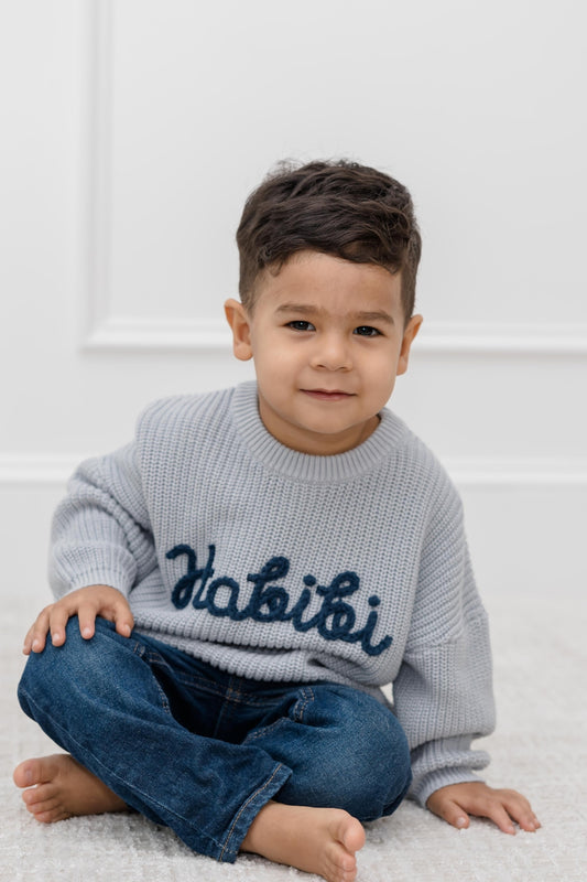 Blue Habibi Sweater