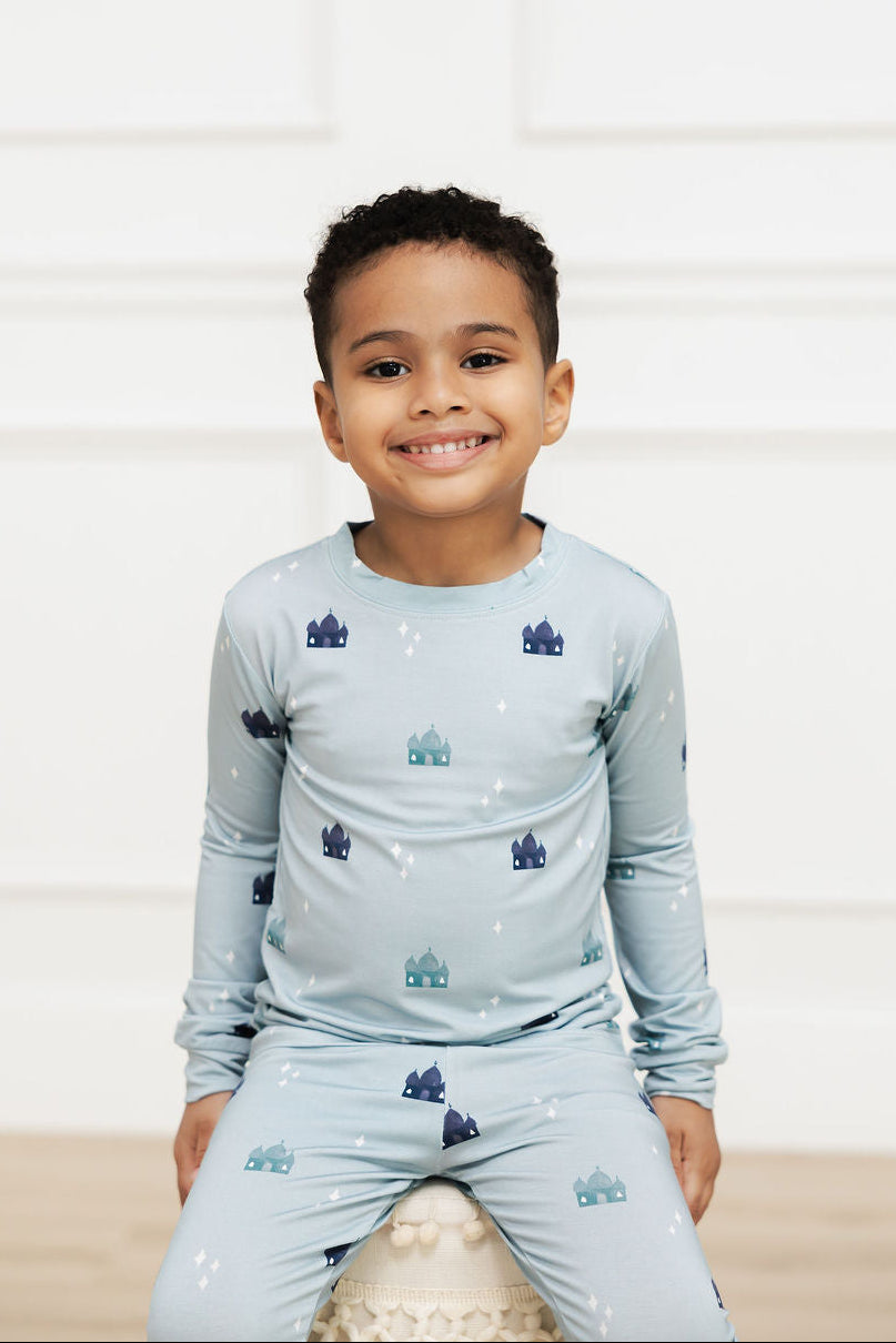 Blue Masjid Two Piece Set