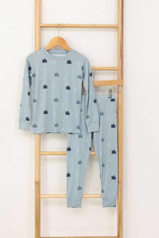 Blue Masjid Two Piece Set