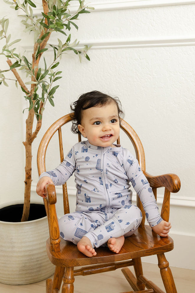A Boy's Ramadan Dream Zip Romper