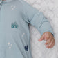 Blue Masjid Zip Romper